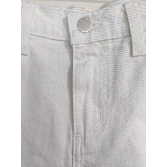 L'AGENCE High Rise Shorts Size 25 Ryland Short White Cut Offs Raw Hem NWT READ - Picture 3 of 8